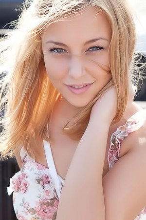 Cute Russian Blonde Nikia A In Moscow