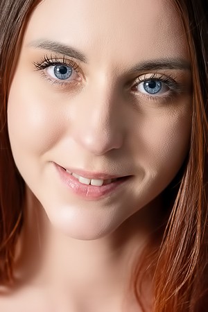 Liana Luck Blue-eyed Beauty Is Wearing Nothing But High Heels