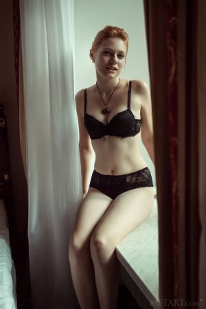Beautiful redhead takes it all off photo 15